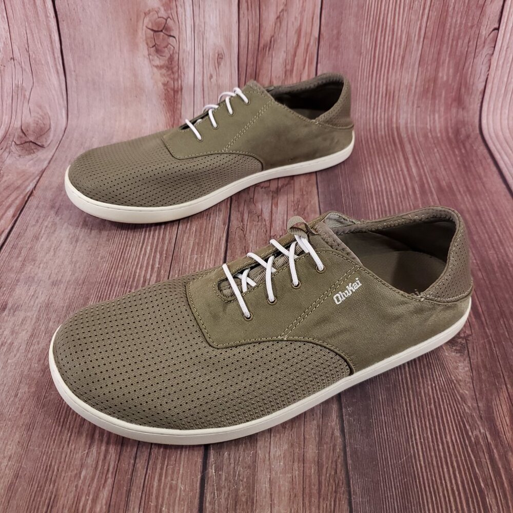 *READ* Olukai Nohea Moku Mens Size 12 No Tie Slip On Casual Sneakers Shoes